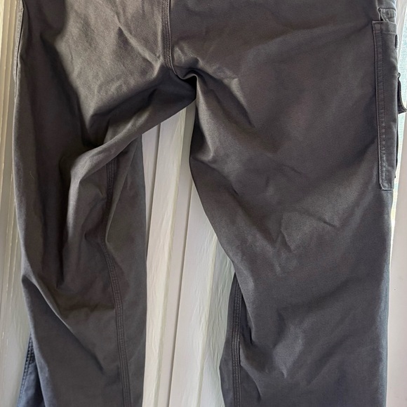 Men's Gray DuluthFlex Fire Hose Relaxed Fit Sweat Management Cargo Work Pants - Picture 9 of 9